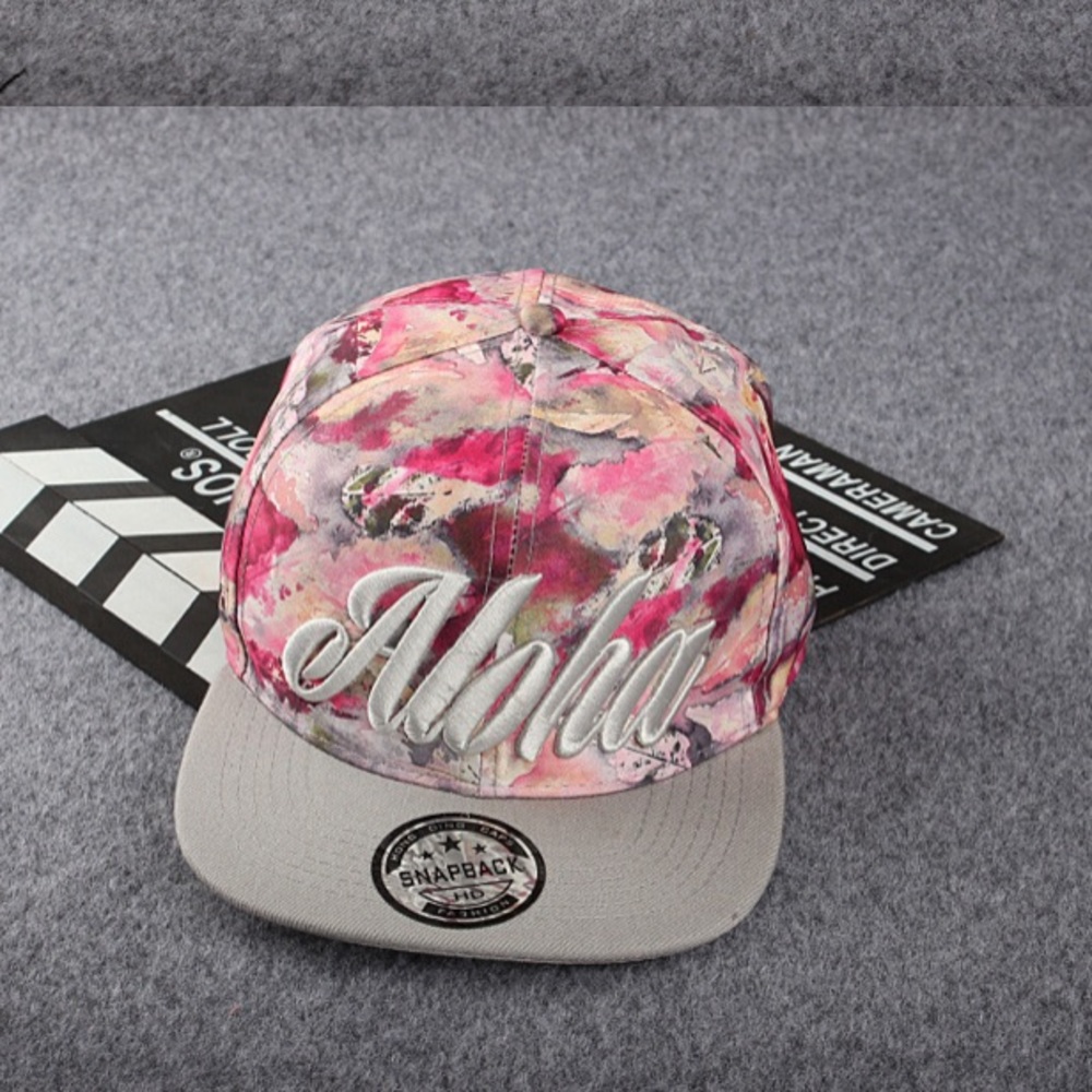 Aloha snap back style hat